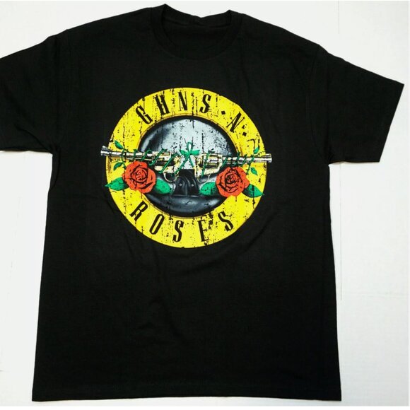 GUNS N ROSES T-shirt Hard Rock Tee GnR Slash Axl Rose Shirt New - Picture 1 of 2